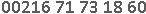 Numéro de téléphone de Abdelali Mohamed