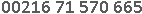 Numéro de téléphone de ALOUANI Leila