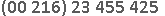 Numéro de téléphone de MaChirurgie